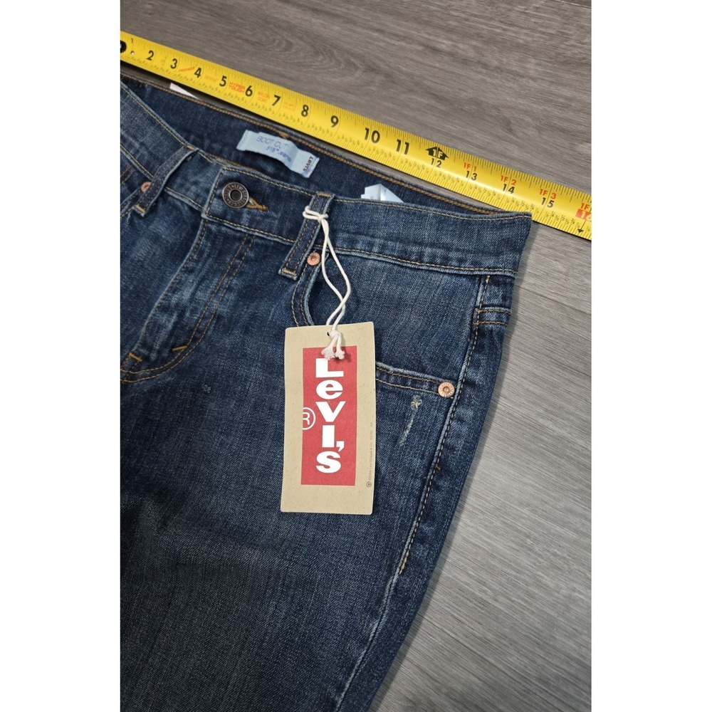 Levi's 515 Bootcut Womens Jeans Medium Wash Embellished Flap Pockets Size 6M NWT - Picture 9 of 13